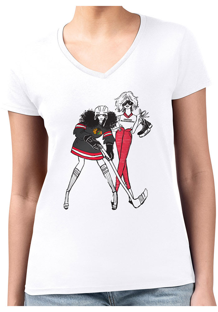 Chicago blackhawks womens shirts online