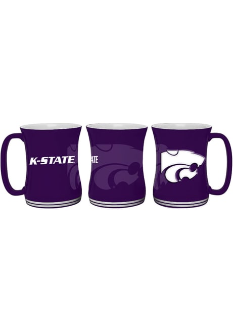 Purple K-State Wildcats 16oz Mug