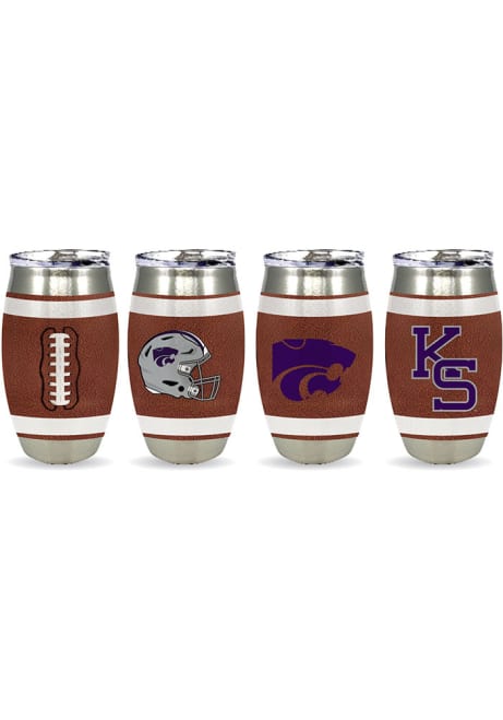 Purple K-State Wildcats 15oz Stainless Steel Tumbler