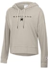 Main image for Womens Maryland Terrapins Brown Champion Sueded Hooded Sweatshirt