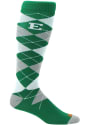 Eastern Michigan Eagles Mens Green Team Argyle Socks