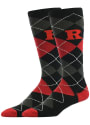 Rutgers Scarlet Knights Argyle Argyle Socks - Red