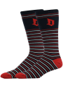 Duquesne Dukes Stripe Dress Socks - Red