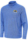 Main image for Mens Kent State Golden Flashes Navy Blue Antigua Subtle Qtr Zip Pullover