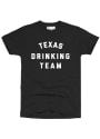 Rally Texas Drinking Team Black Short Sleeve T Shirt