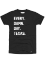 Rally Texas Every. Damn. Day Black Short Sleeve T Shirt