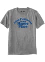 Kansas Jayhawks Happy Place Fashion T Shirt - Grey