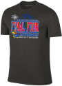Kansas Jayhawks 2022 Final Four Alumni Ball Fashion T Shirt - Charcoal