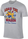 Kansas Jayhawks Load The Wagon Final Four T Shirt - Grey