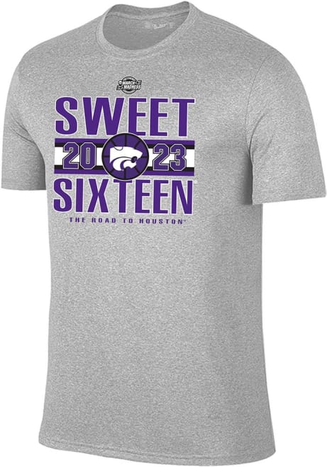 K-State Wildcats 2023 Sweet 16 Bracket Short Sleeve T Shirt