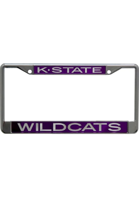 K-State Wildcats Purple  Chrome License Frame