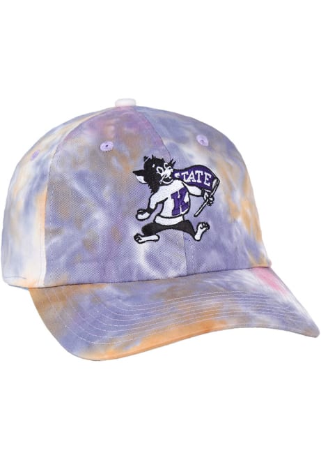 K-State Wildcats Pink Ashbury Tie Dye Adjustable Hat
