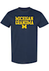 Main image for Michigan Wolverines Basic Block Grandma Short Sleeve T-Shirt - Navy Blue