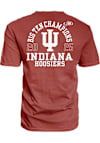 Main image for Indiana Hoosiers Crimson Blue 84 2025 Big Ten Football Champions Short Sleeve T Shirt