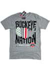 Main image for Ohio State Buckeyes Grey GV Art + Design Buckeye Nation Short Sleeve Fashion T Shirt