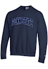 Main image for Mens Penn State Nittany Lions Navy Blue Champion Tonal Embroidered Crew Sweatshirt