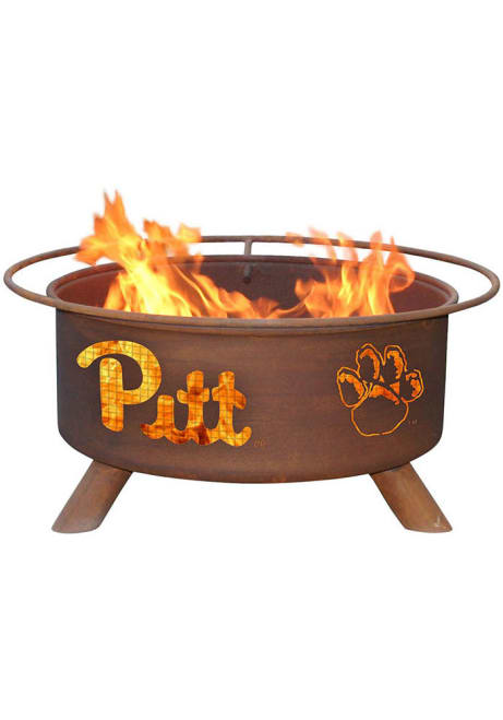 Gold Pitt Panthers 30x16 Fire Pit