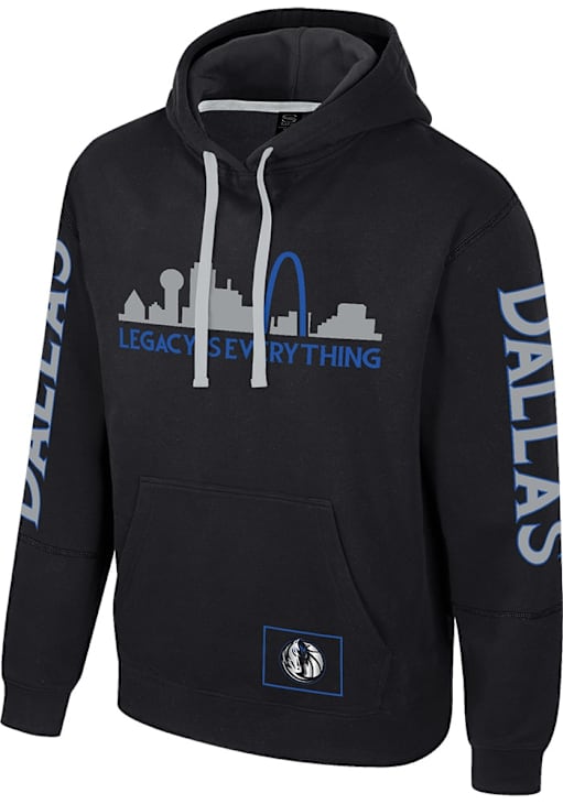 Dallas Mavericks Mens Black City Edition City Star Long Sleeve Hoodie