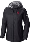 Main image for Womens Indiana Hoosiers Black Columbia Heat Seal Arcadia II Light Weight Jacket