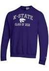 Main image for Mens K-State Wildcats Purple Champion Font Class of 2026 Powerblend Crew Sweatshirt