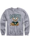 Main image for Womens Michigan State Spartans Grey Summit Sportswear Bear Necessities Crew Sweatshirt