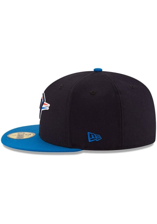 New Era Oklahoma City Thunder Mens Navy Blue 2025 NBA Finals Series Side Patch 2T 59FIFTY Fitted H..