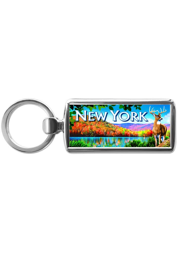 New York ORANGE York Empire State Keychain - 30490162