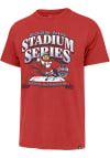 Main image for Ohio State Buckeyes Red 47 Brutus Short Sleeve Fashion T Shirt