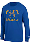 Main image for Mens Pitt Panthers Blue Champion Baseball Jersey Tee