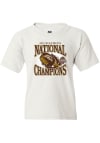 Main image for Youth Western Michigan Broncos White Summit Sportswear 2025 National Mens Hockey Champions Short S..