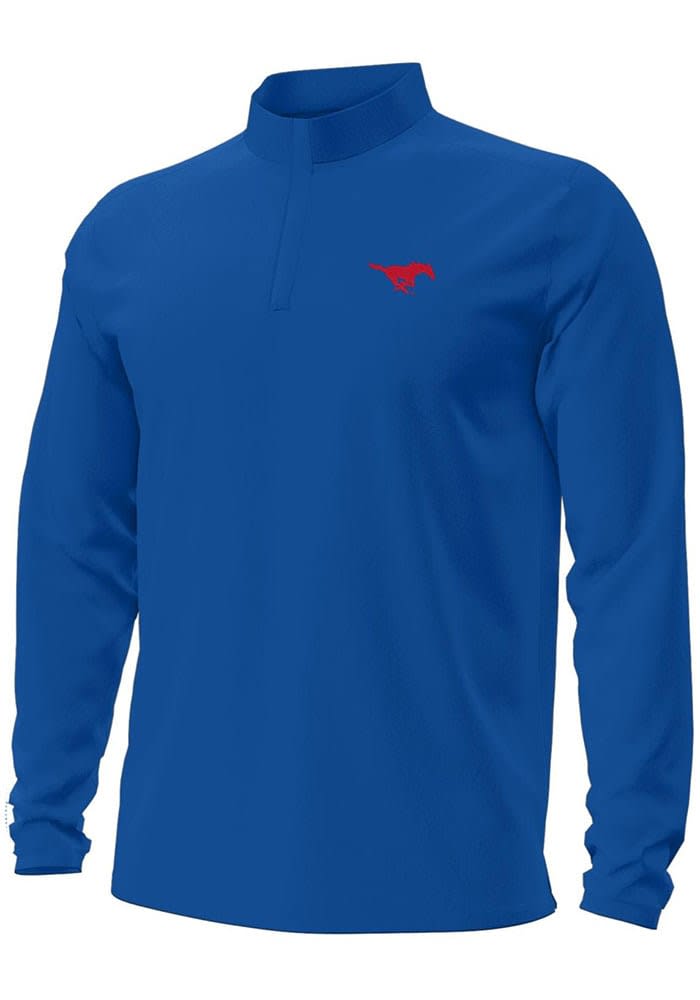 Under Armour SMU Mustangs Mens ROYAL Motion Pullover - 309712629