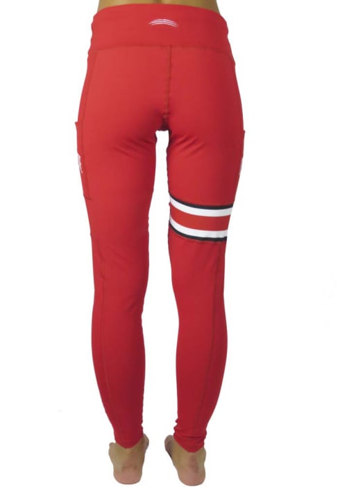 The Ohio State University Red Womens Stripe Athletic Pants