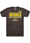 Main image for Owen Michaels Brown Western Michigan Broncos NIL Stacked Box Short Sleeve T Shirt