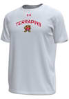 Main image for Maryland Terrapins White Under Armour Mascot Tech Short Sleeve T Shirt