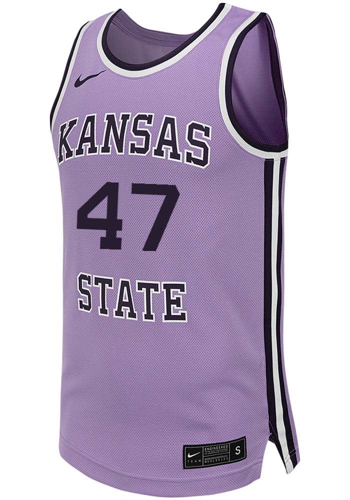 Andrej Kostic Mens LAVENDER K-State Wildcats NIL Name And Number