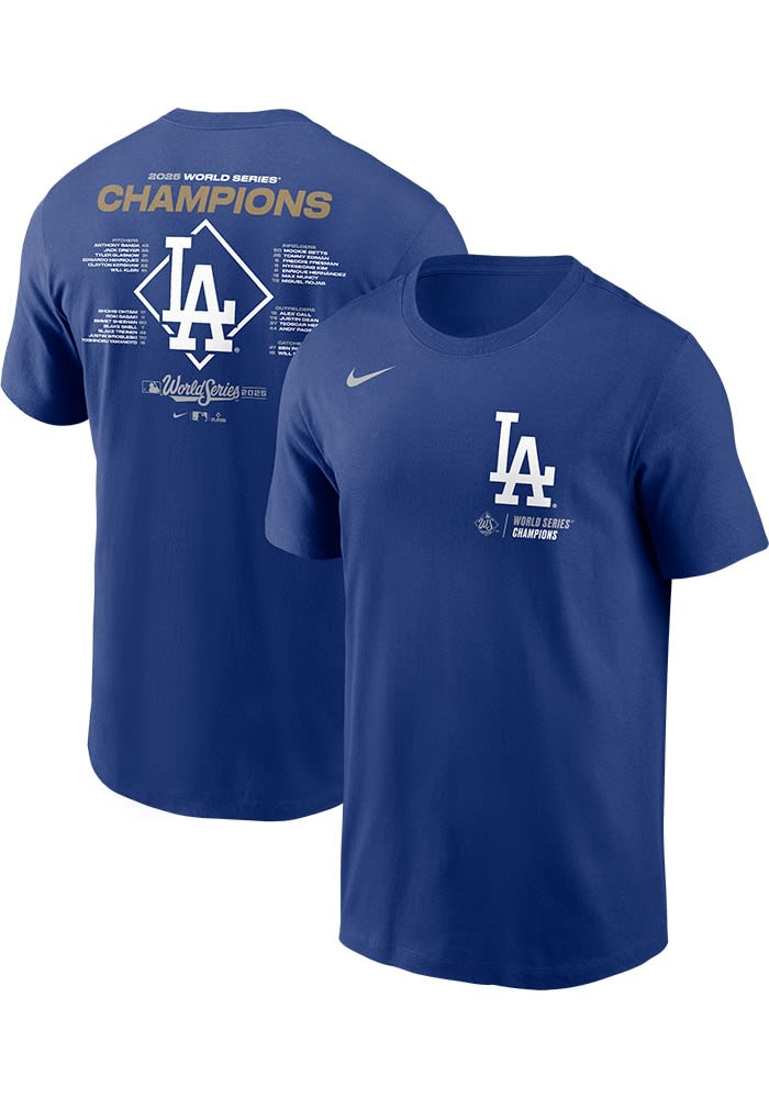Nike Los Angeles Dodgers ROYAL 2025 World Series Champions Moon
