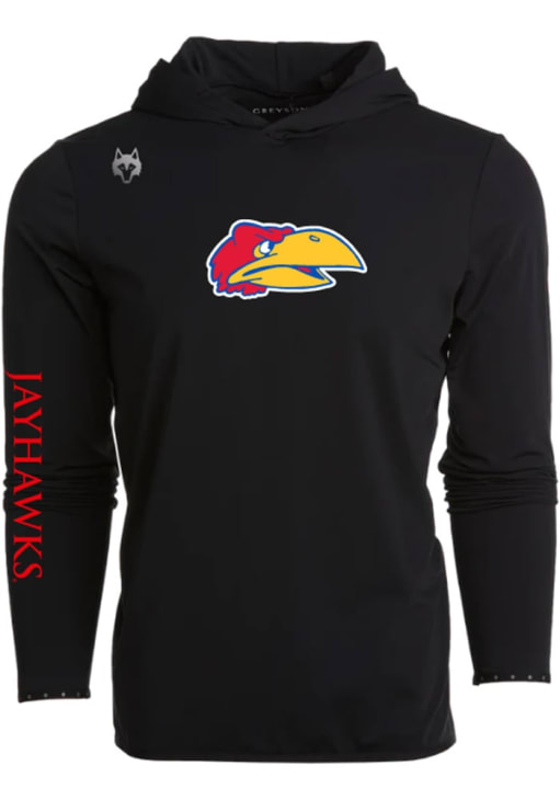 Greyson Kansas Jayhawks Mens Black Colorado Vintage Hood