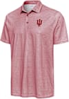 Main image for Mens Indiana Hoosiers Red Antigua Breeze Short Sleeve Polo Shirt