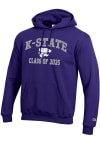 Main image for Mens K-State Wildcats Purple Champion Class of 2025 Text Powerblend Hooded Sweatshirt