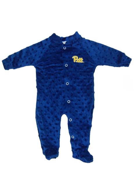 Baby Blue Pitt Panthers Two Tone Cuddle Bubble Loungewear One Piece Pajamas