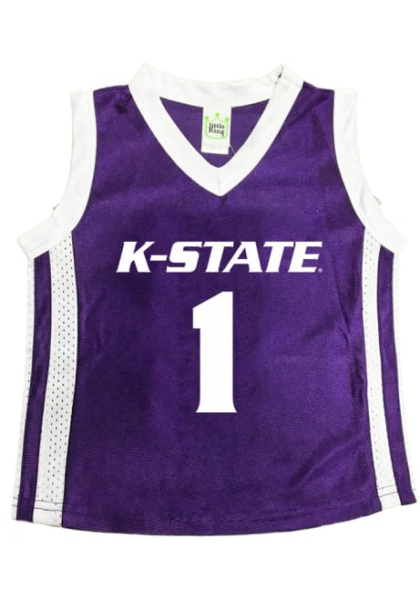 Youth Purple K-State Wildcats Dazzle Basketball Basketball Jersey Jersey