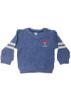 Main image for Kansas Jayhawks Toddler Blue Baby Jay Twist Long Sleeve Crew Sweatshirt