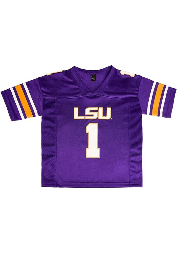 LSU Tigers Tigers Youth Game Day PURPLE Football Jersey