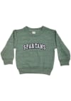 Main image for Michigan State Spartans Toddler Green Knobby Long Sleeve Crew Sweatshirt
