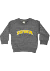 Main image for Toddler Black Iowa Hawkeyes Knobby Arch Long Sleeve Crew Sweatshirt