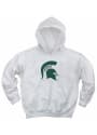 Michigan State Spartans Youth Spartan Helmet Hooded Sweatshirt - White