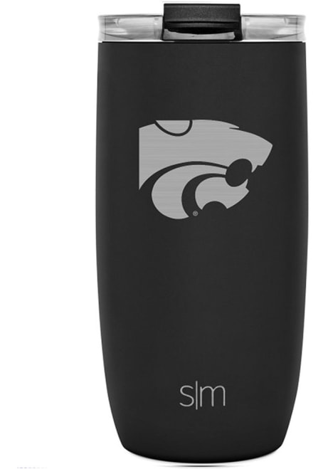 Black K-State Wildcats Voyager Stainless Steel Tumbler