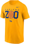 Main image for Pitt Panthers Gold Nike Oakland Zoo 2025 Short Sleeve T Shirt