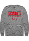 Main image for Willis McGahee IV Rally Mens Graphite Nebraska Cornhuskers Football NIL Stacked Box Tee
