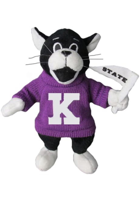 Black K-State Wildcats 8 Inch Team Mascot Plush